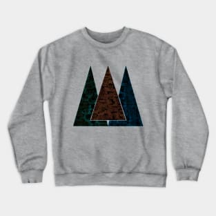 3 abstarct trianlges graphic Crewneck Sweatshirt